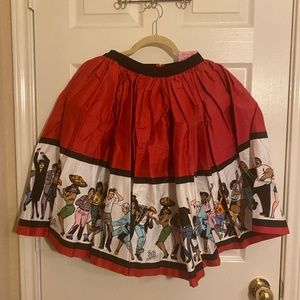 PUG Love & Rockets Dance Party Jenny Skirt NWT (Size XS)